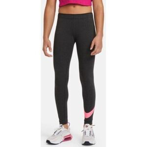 Nike Sportswear AR4076-032 Legging Girls XS Anthracite Pink Elastic Waist JDM414